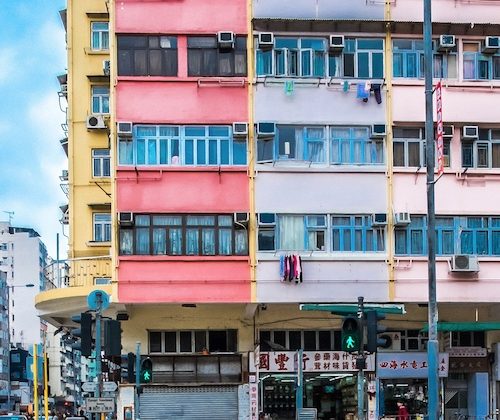 hong kong painted walls