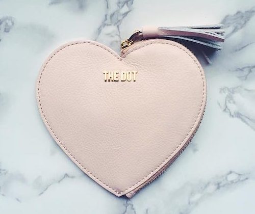 the dot heart bag