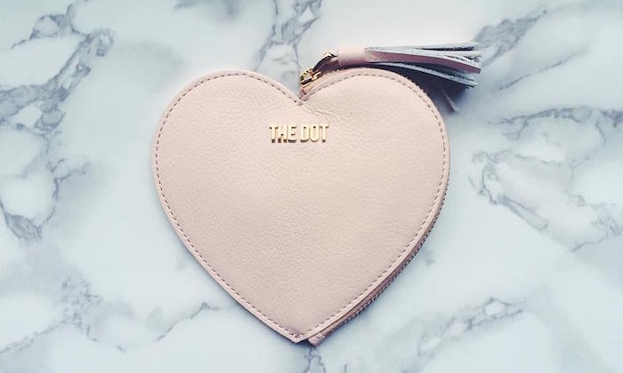 the dot heart bag