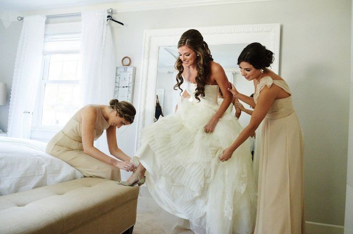 bride getting ready