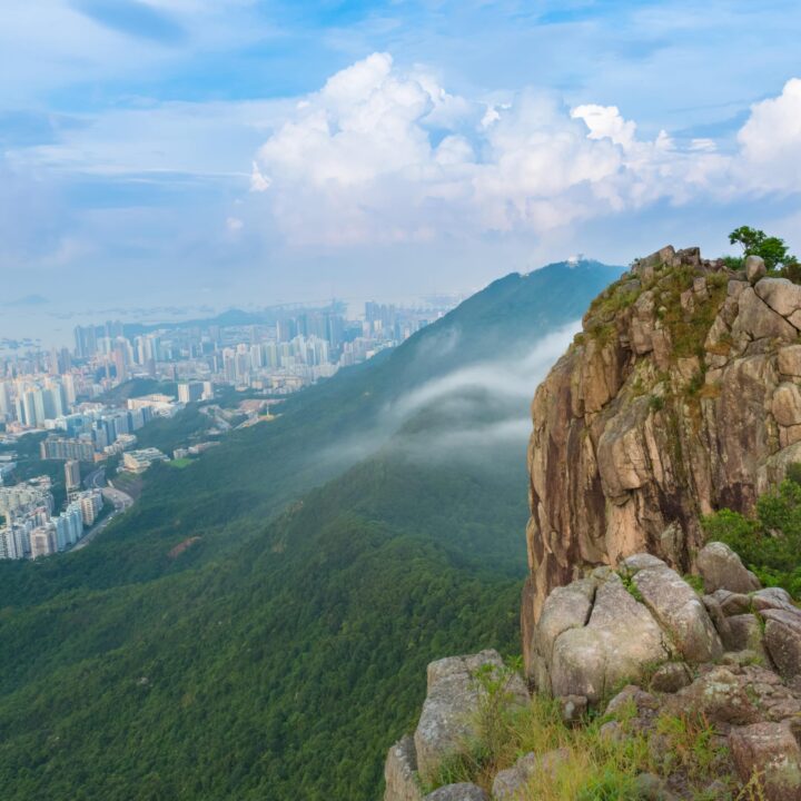 Lion Rock Peak in Hong Kong - beginner hiking trails