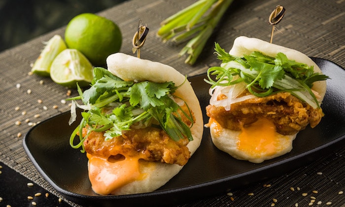 Soho spice bao sliders