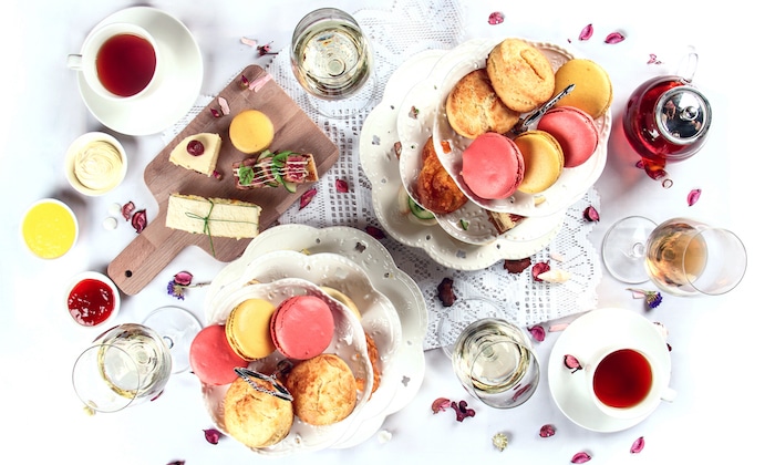 bungalow afternoon tea and wine pairing workshop