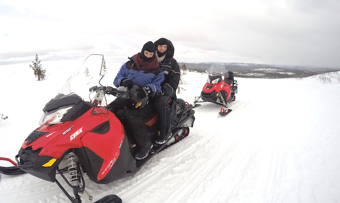 Kakslauttanen Arctic Resort Snow Mobile Safari