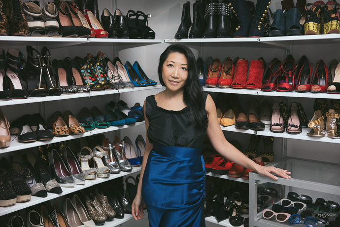 Sarah Fung shoe closet