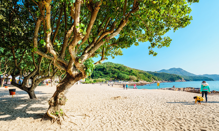 Hung Shing Yeh Beach bbq spot