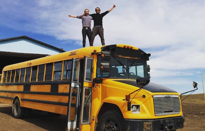 Four Hong Kong Friends are Traveling the World in Their Converted School Bus