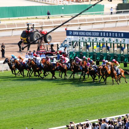 hong kong derby at the happy valley racecourse
