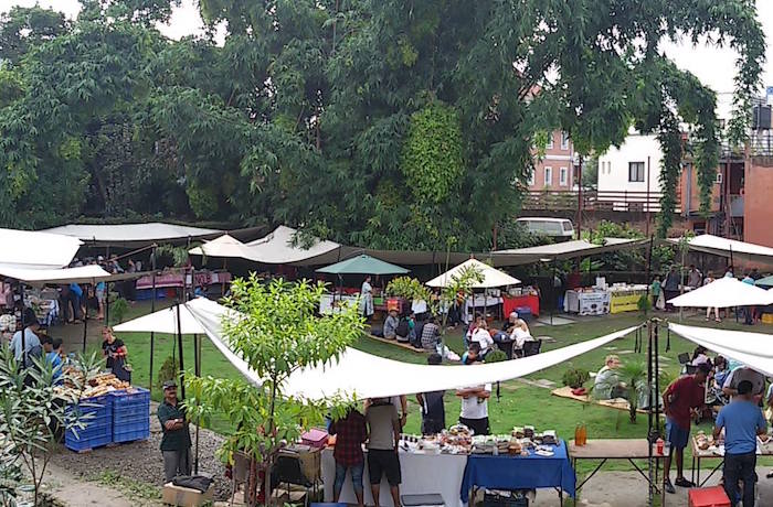 Farmers Market at Le Sherpa Kathmandu