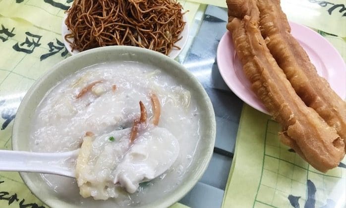 明利油器粥品 congee ho man tin