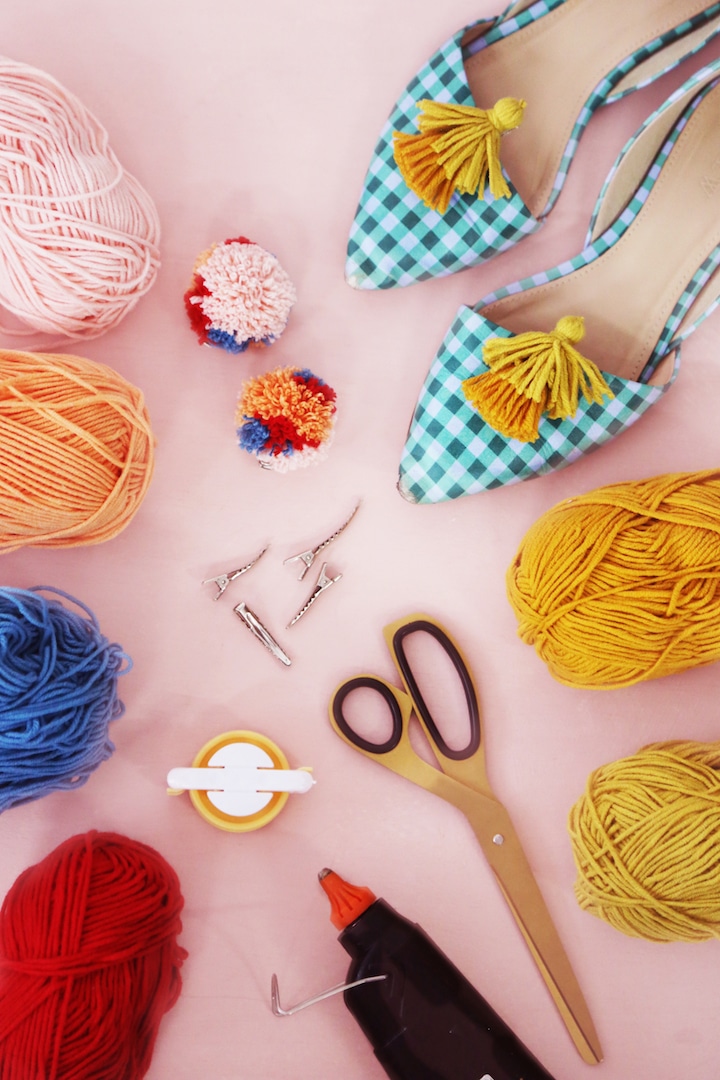 DIY wedding shoes materials