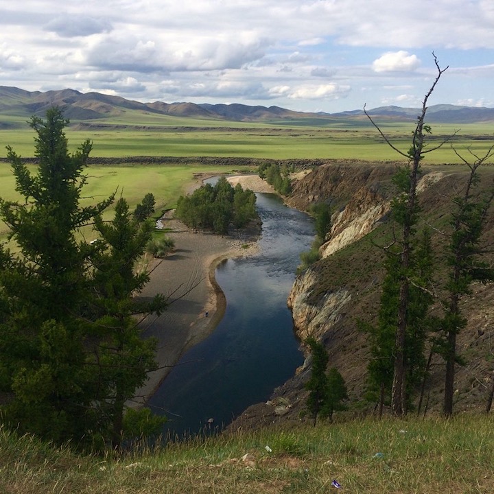 travel mongolia orkhon valley river and canyon