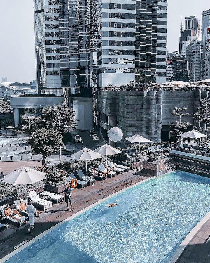 whats on best swimming pool the conrad hotel