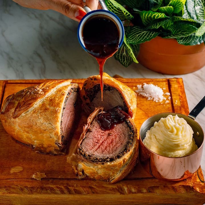 the leah beef wellington