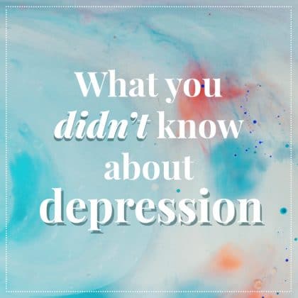 facts about depression