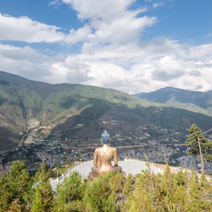 Bhutan Golden Buddha