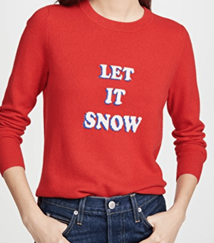 South Parade Let It Snow Cashmere Sweater