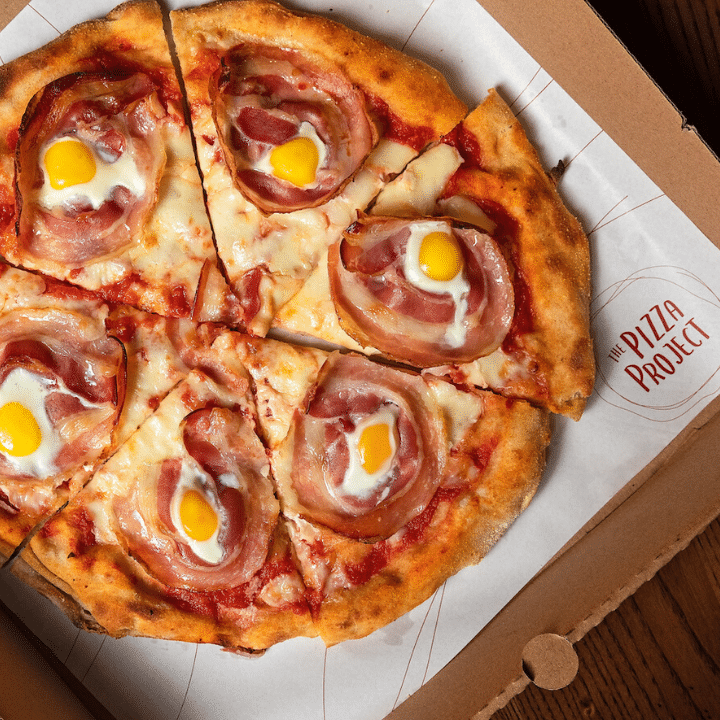 The Pizza Project: Carbonara Pizza