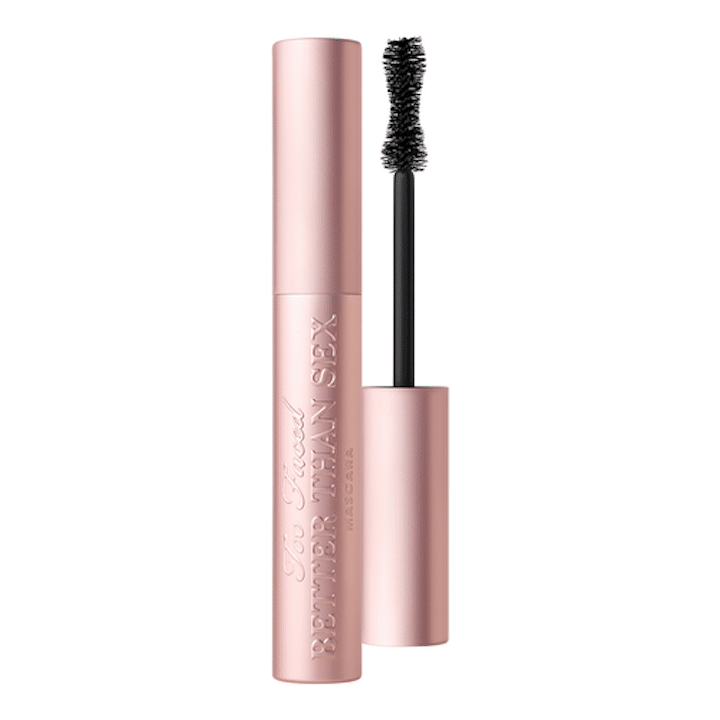 favourite mascaras too faced better than sex beauty