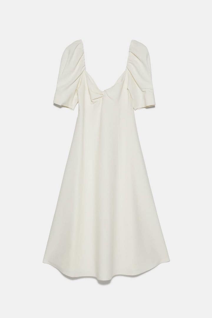 New In Fashion May 2020: Zara, Rustic Dress With Knot Detail