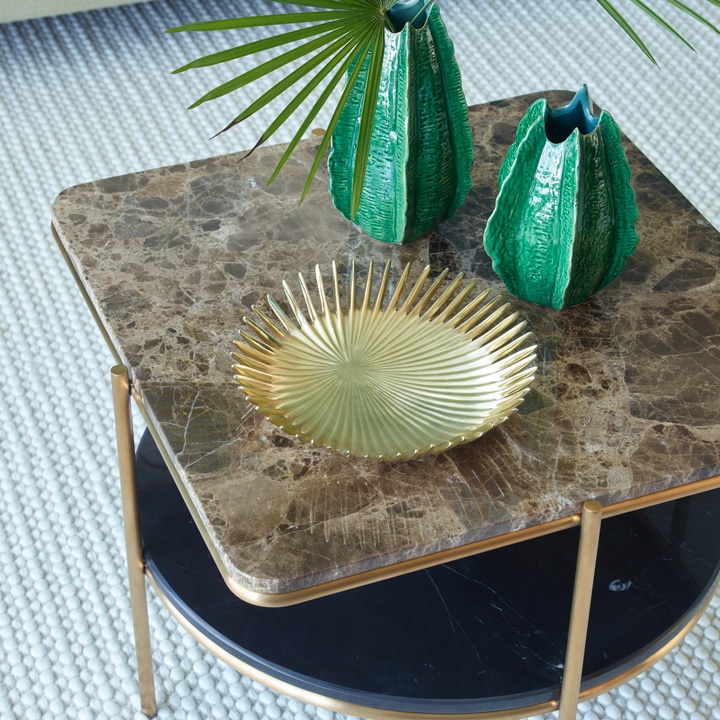 Spring Home Trends 2020: Indigo Living, Palm Round Plate