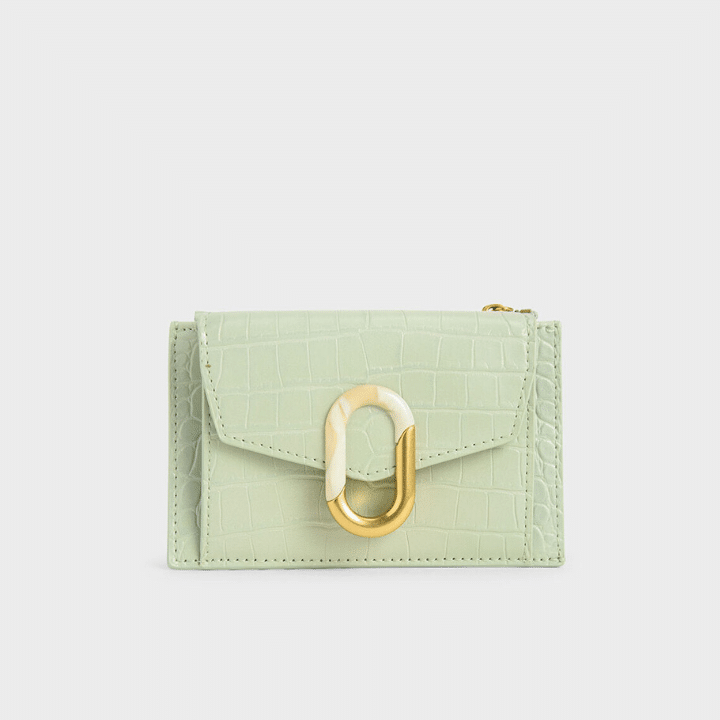 New In Fashion June 2020: Charles & Keith, Croc-Effect Card Holder