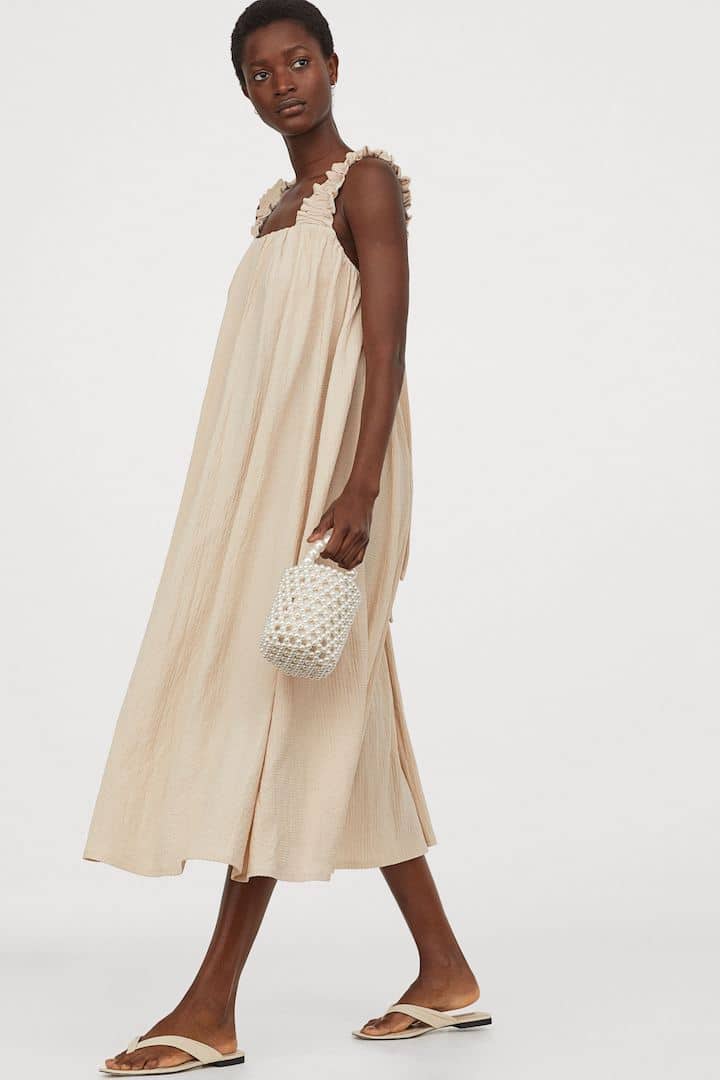 New In Fashion June 2020: H&M, Bow-Detail A Line Dress