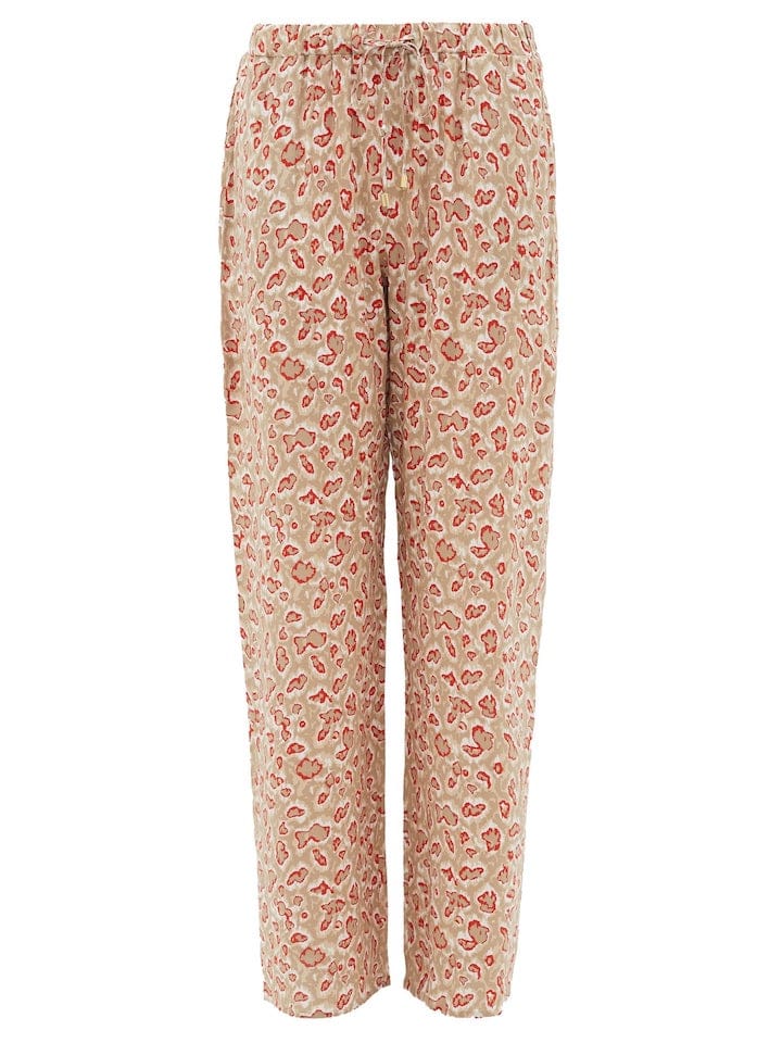 Hanro Leopard Print Trousers