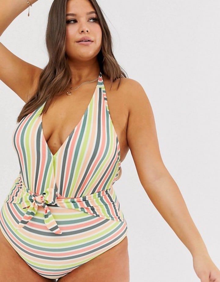 ModCloth Striped Swimsuit