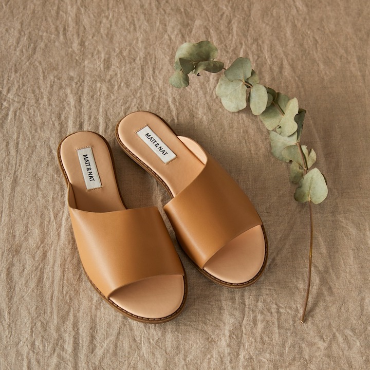 tan block sandals
