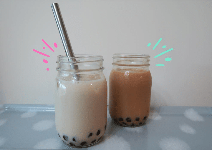 How to make bubble tea: finished