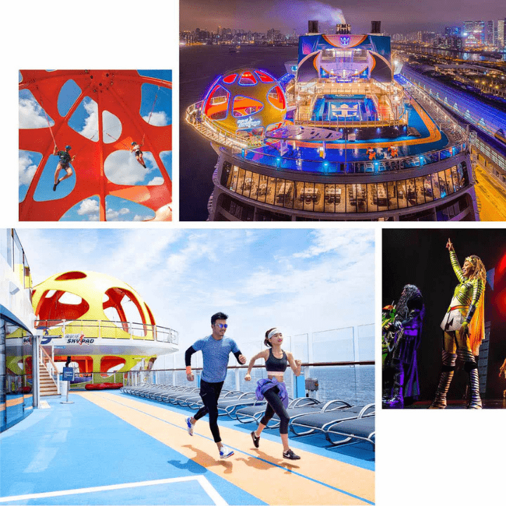 Royal Caribbean Cruise To Nowhere: Collage