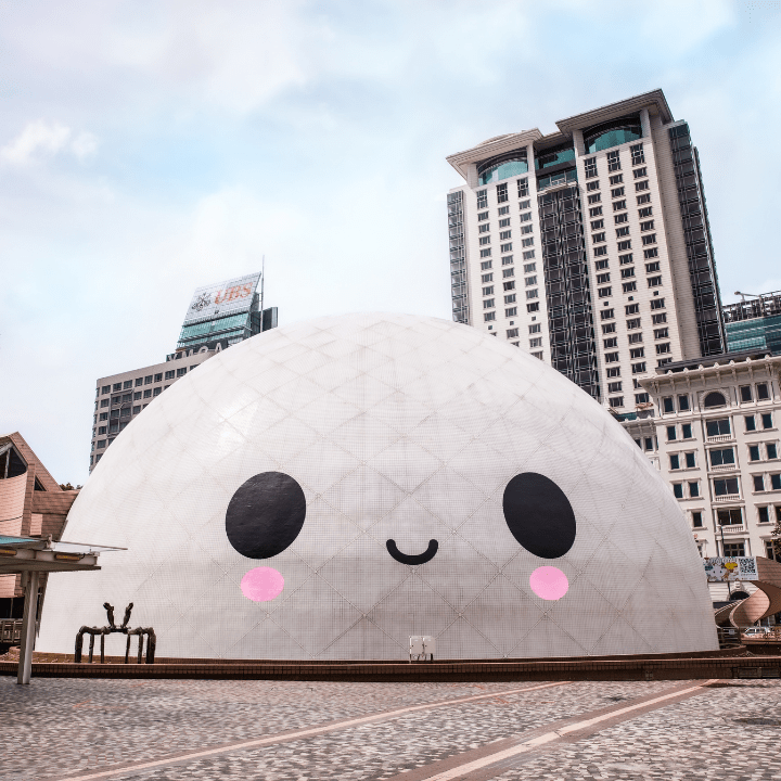 Hong Kong Space Museum Smiling Pineapple Bun