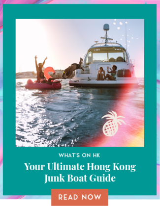 summer Hong Kong junk boat