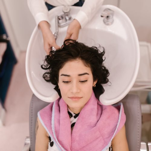 beauty hairdressers hair cut salons stylists colour dye coloured treatment