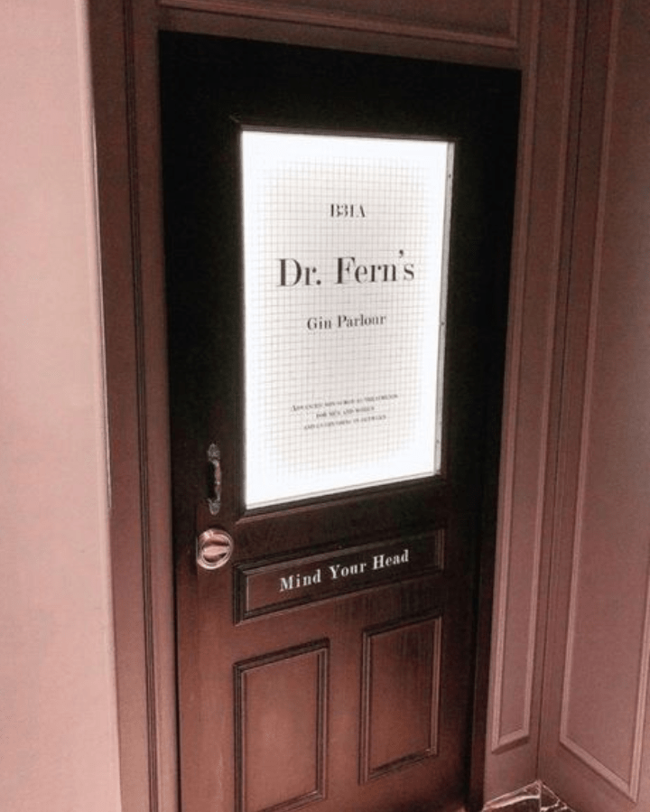 Best Cocktail Bars & Speakeasies In Hong Kong: Dr. Fern's Gin Parlour