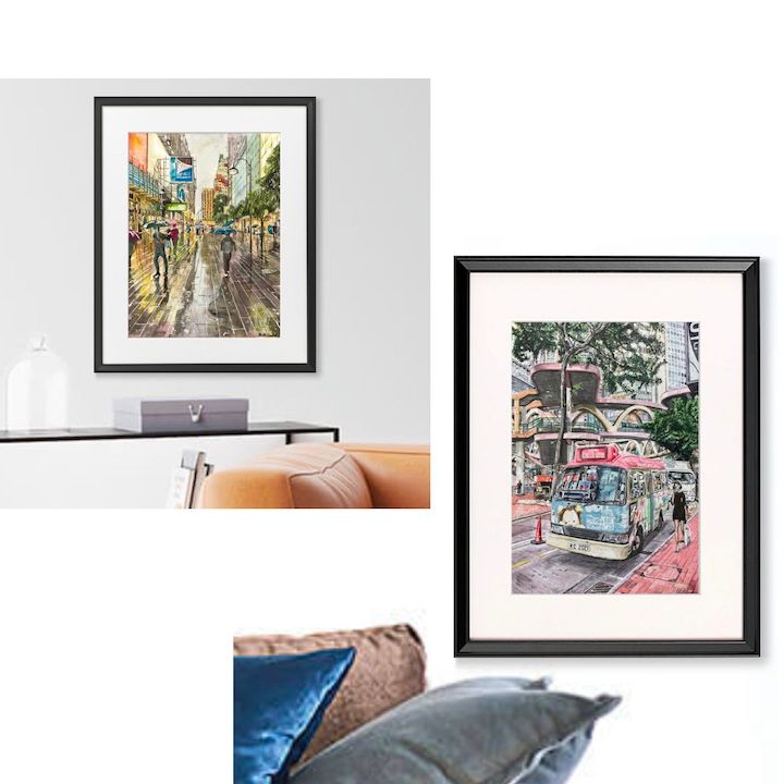 richard crosbie art affordable high quality hong kong artworks watercolour paintings prints home decor lifestyle