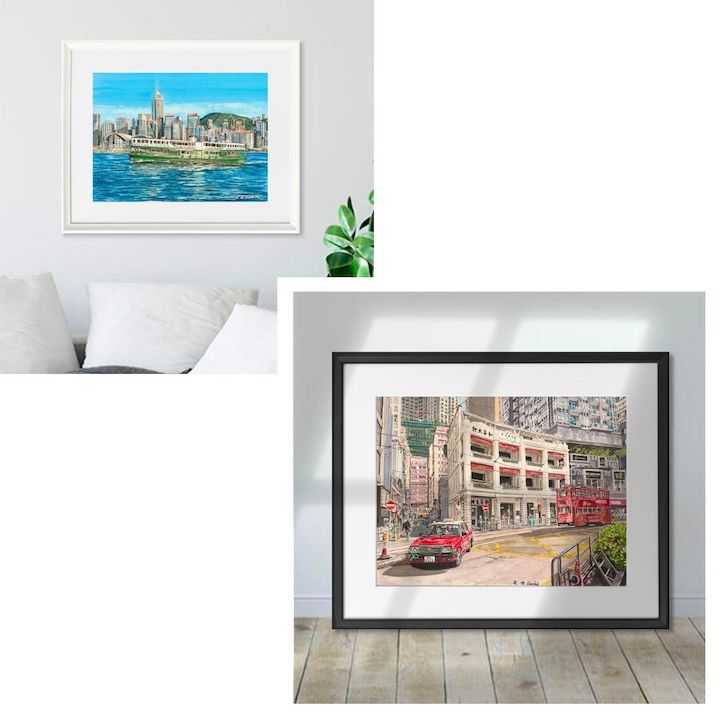 richard crosbie art affordable high quality hong kong artworks watercolour paintings prints home decor lifestyle