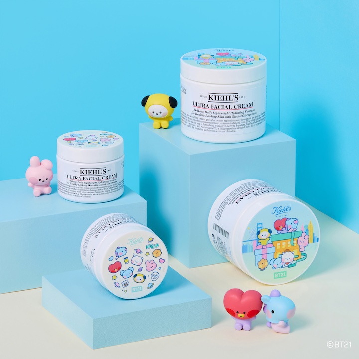 makeup skincare perfume new beauty buys january 2023 bt21 kiehl's ultra facial cream bt21 minini special edition face moisturiser