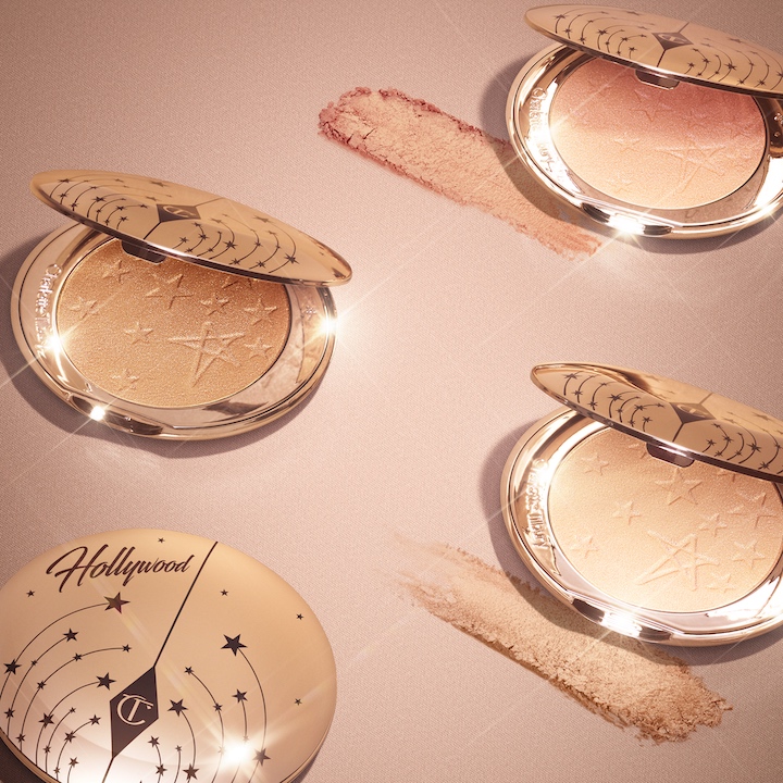 makeup skincare perfume new beauty buys january 2023 charlotte tilbury hollywood glow glide face architect highlighter pressed powder