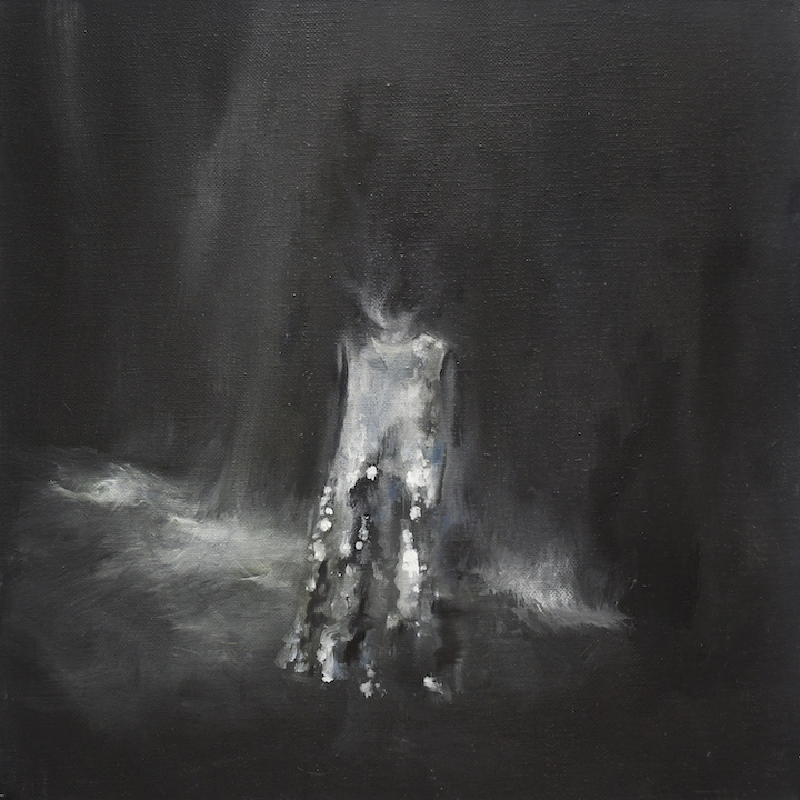 Lio Sze Mei_Scattered Sparks II, 2022, Oil on canvas, 30x30cm