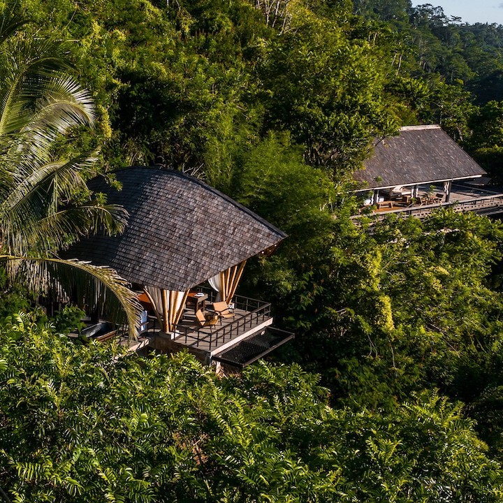 unique hotels asia experiences retreats travel buahan banyan tree escape bali indonesia jungle ayung river mountains waterfall 3