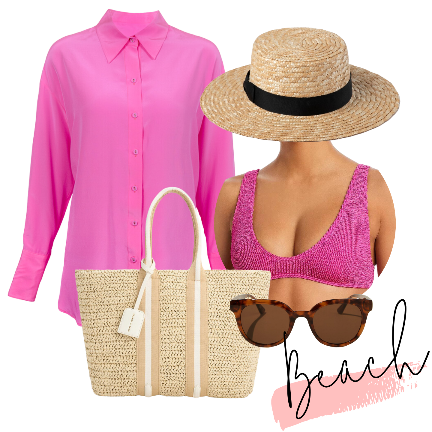 hong kong summer outfits ideas hot heat humid humidity lightweight style junk pool beach day bright fun coverup pink silk skorts krsv