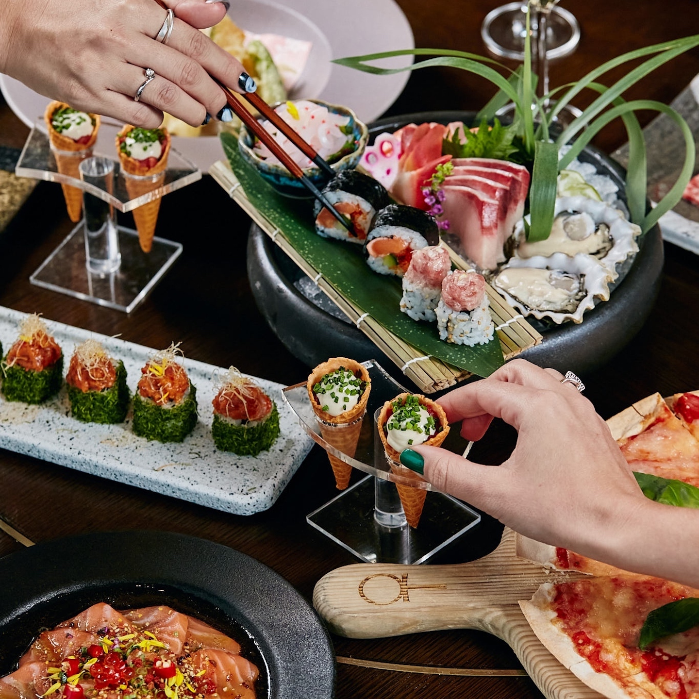 Best Brunch Hong Kong, Free-Flow Weekend Brunch: aqua Non-Stop Brunch