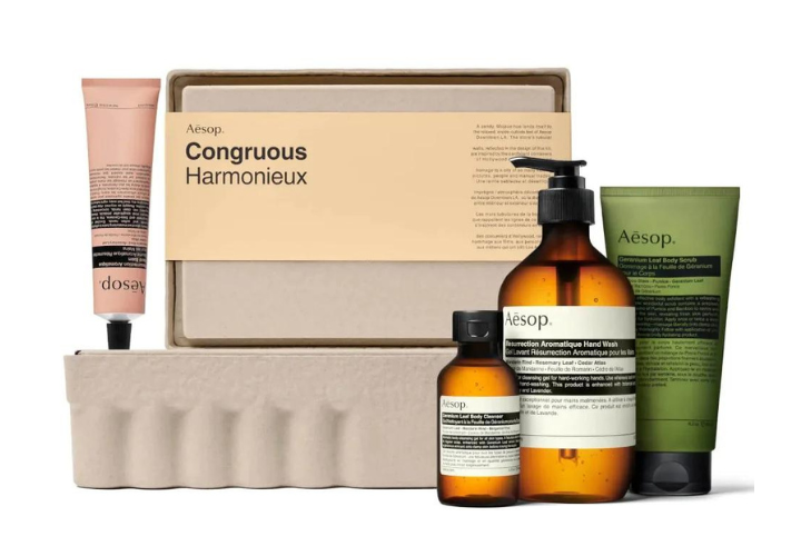 wedding gift ideas for couples newlywed friends: Aesop gift set