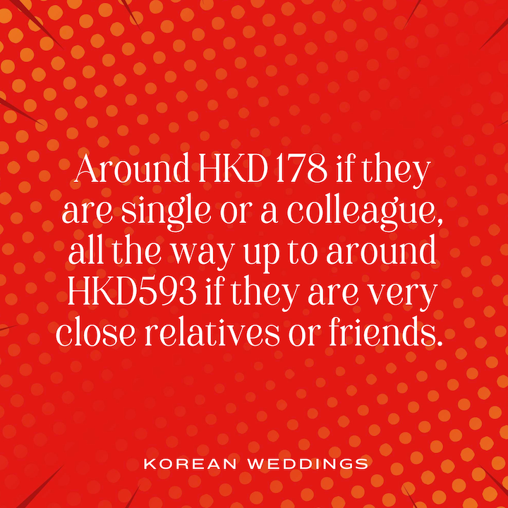 how much money cash gift guide present hong kong weddings 1 korean