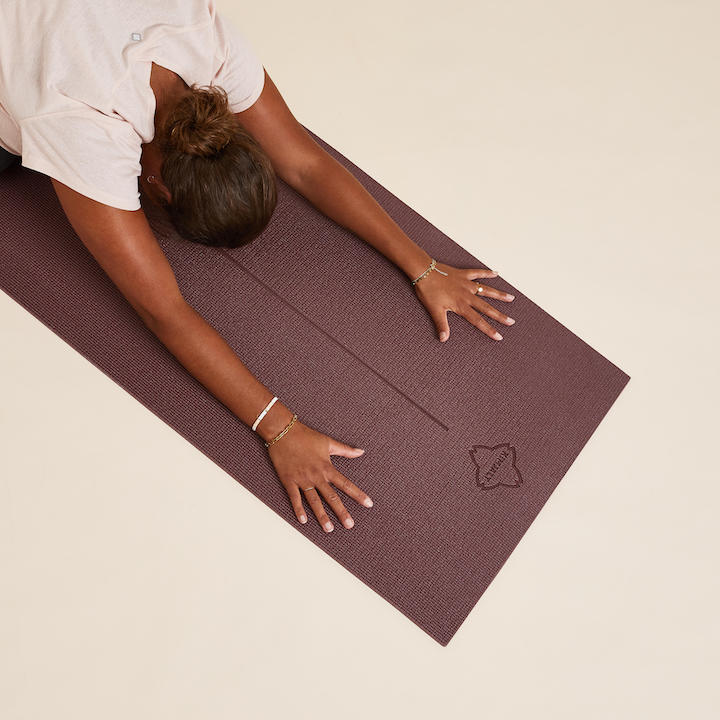yoga mats accessories hiit pilates training style fitness wellness kimjaly gentle yoga mat decathlon