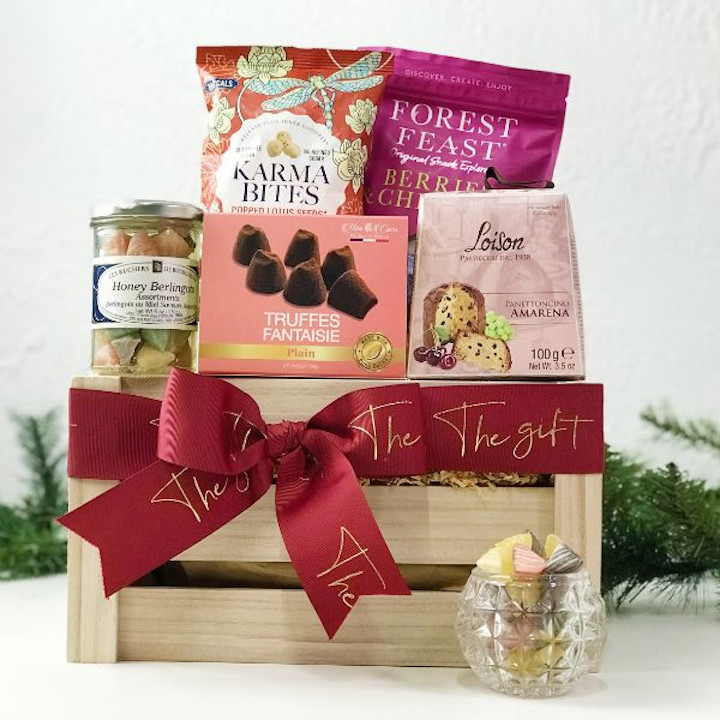 hong kong festive gift hampers holiday celebration baskets gourmet sweet christmas 2023 the gift hong kong christmas tea time with panettoncino