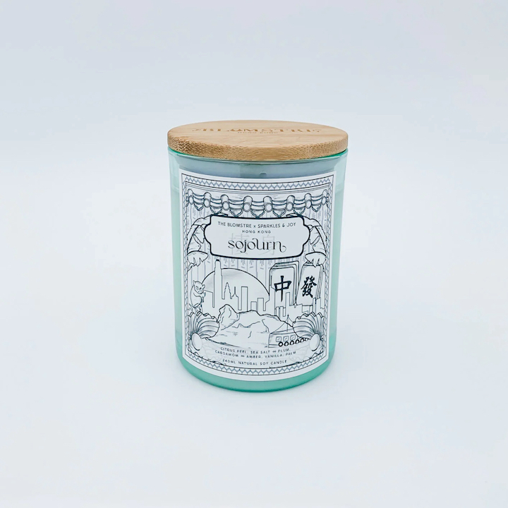 hong kong souvenirs tourist mementoes farewell leaving gifts presents the blomstre sojourn hk centric soy candle sea salt