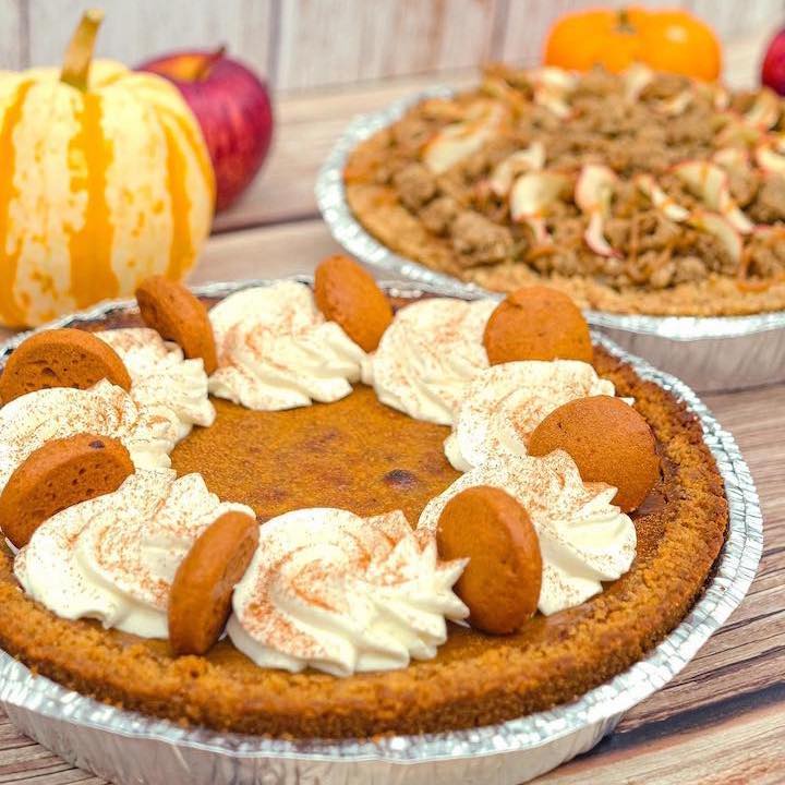 Thanksgiving Dinner Menu, Takeaway Turkey Set, Pumpkin Pie: Cookie DPT